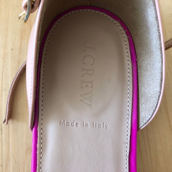 J Crew Coraline Patent Flats D'orsay Ankle Strap - Picture 5 of 7